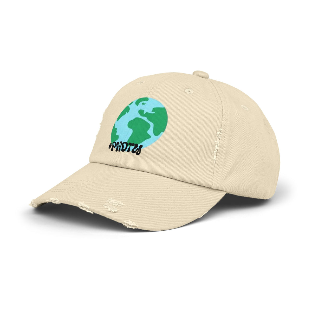#PMOTW - Distressed Earth Graphic Cap — "Protect" Eco-Friendly Baseball Hat