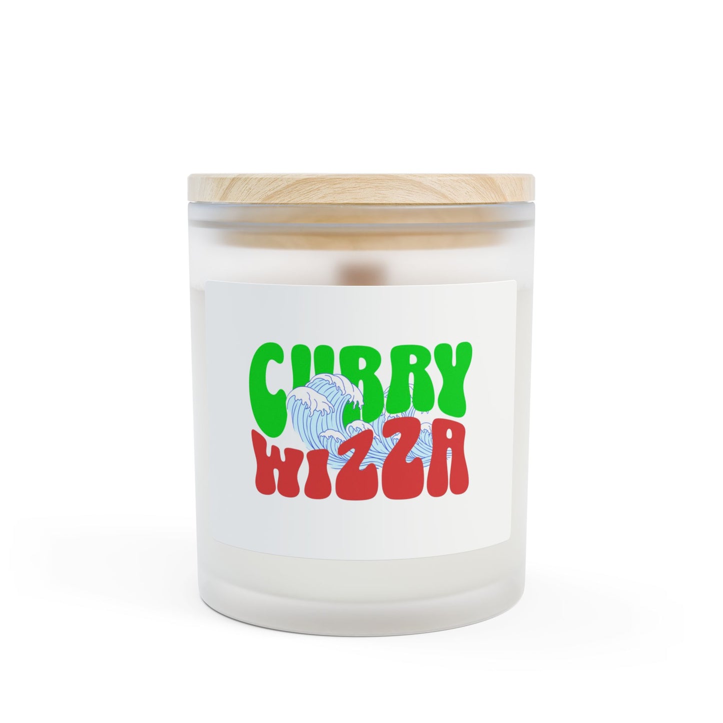 CURRY WIZZA - Scented Candle — 11oz Frosted Glass Jar