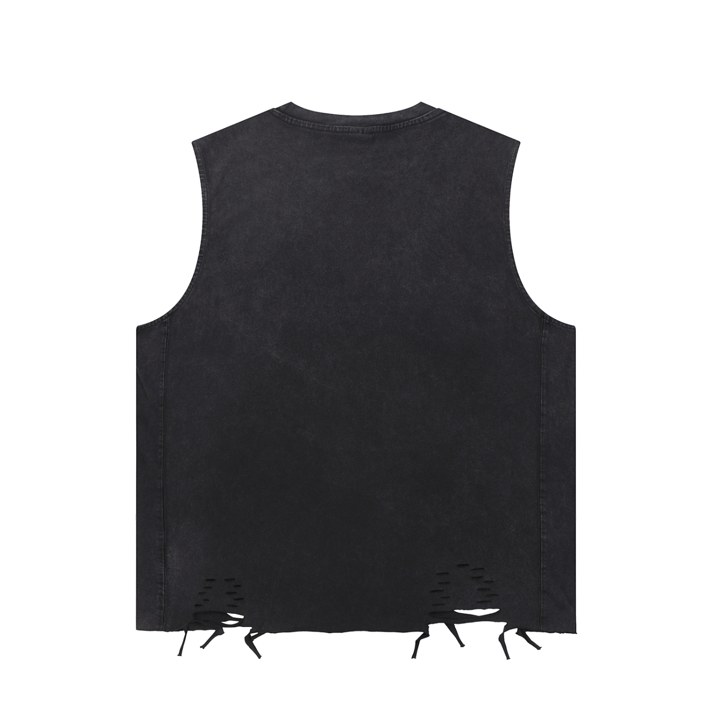 CURRY WIZZA - Snow Washed Raw-Hem Tank Top