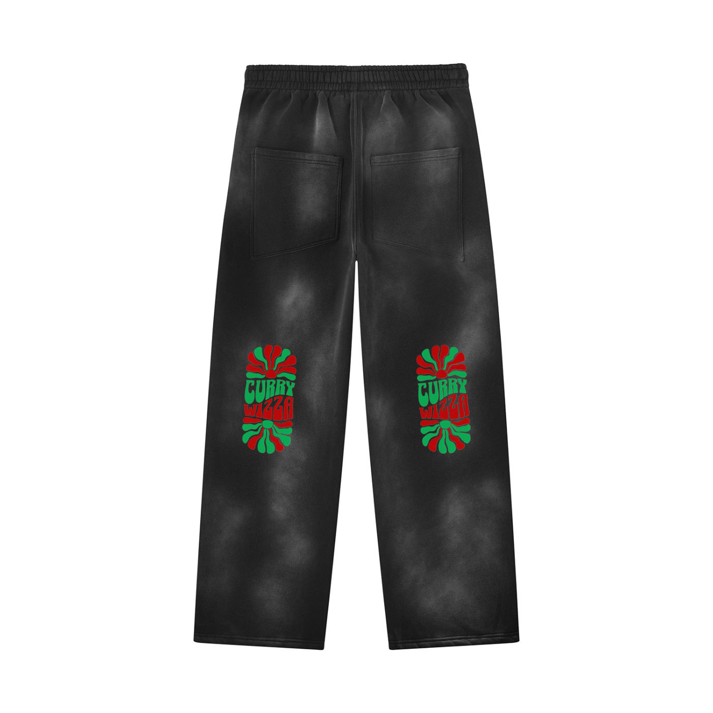 CW - Unisex Sunfade Wide Leg Fleece Sweatpants