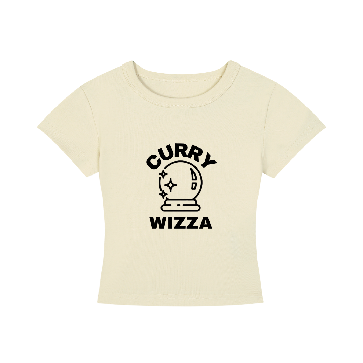 CURRY WIZZA for HER - Women's Cropped T-Shirt