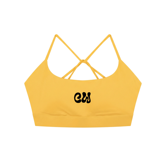 CW for HER - Strappy Criss Cross Yoga Sports Bra