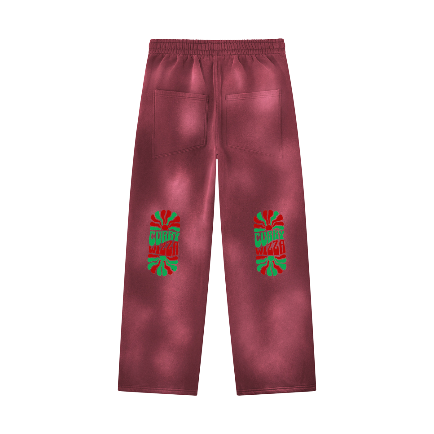 CW - Unisex Sunfade Wide Leg Fleece Sweatpants