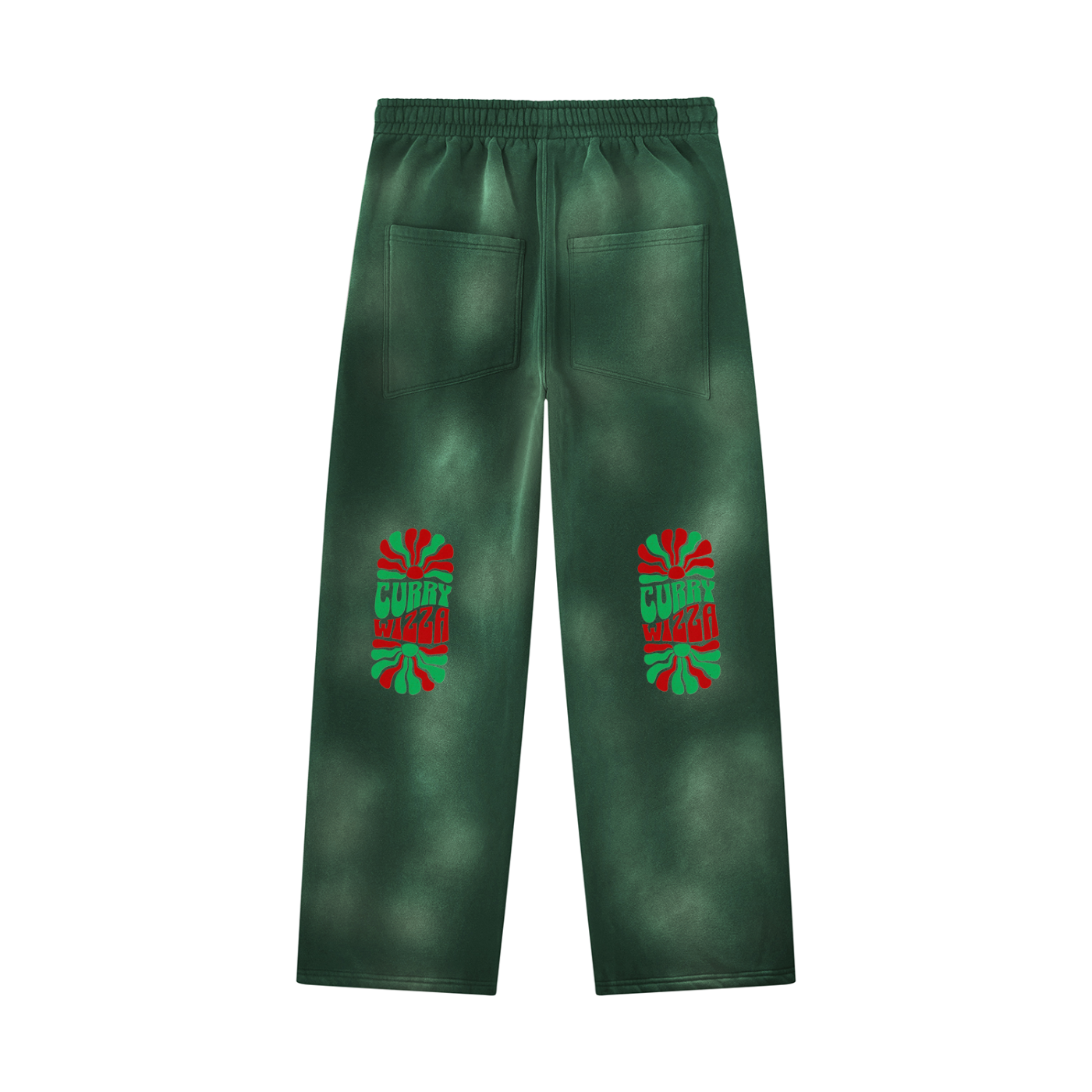 CW - Unisex Sunfade Wide Leg Fleece Sweatpants