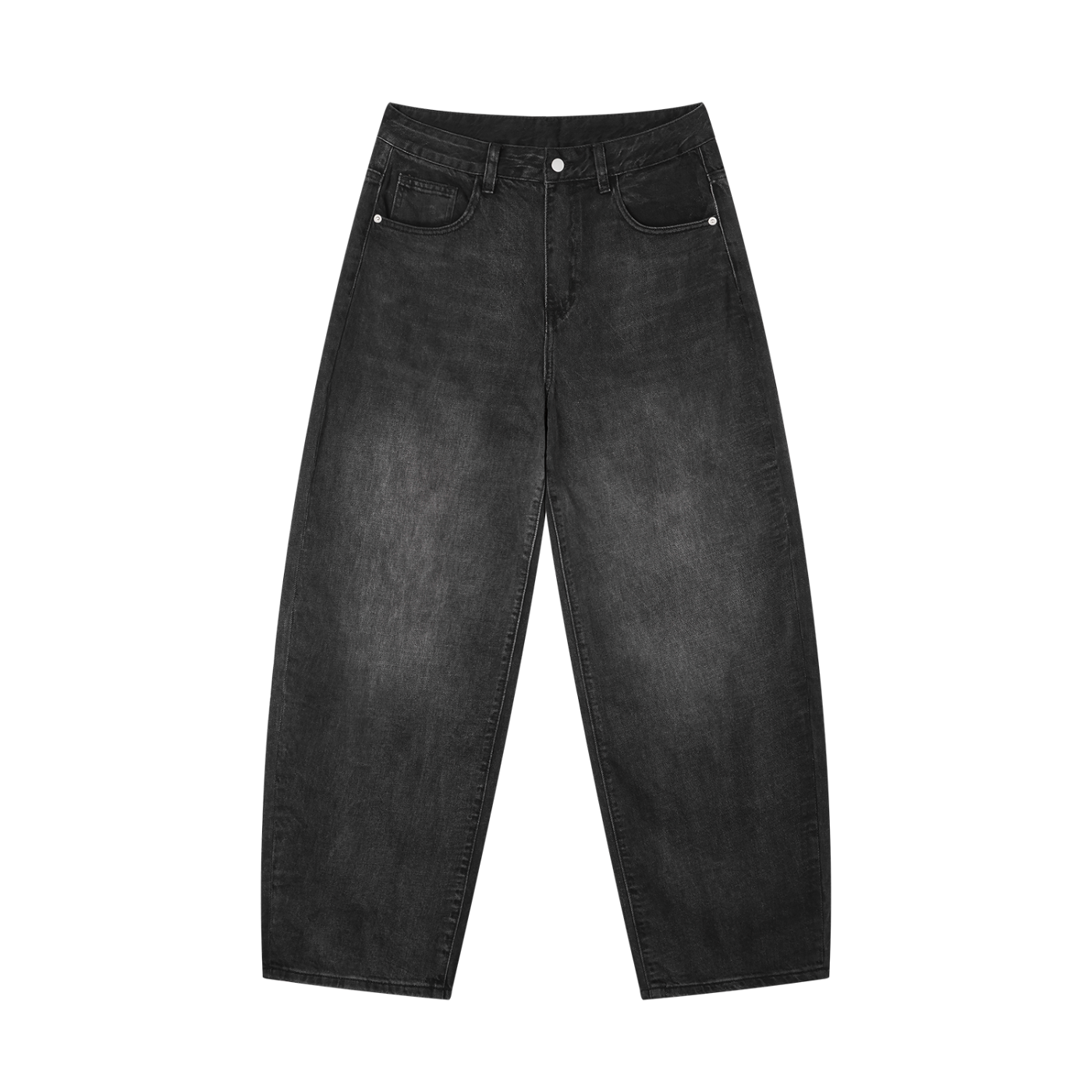 CW - Men's Sunfade Vintage Wash Barrel Leg Jeans