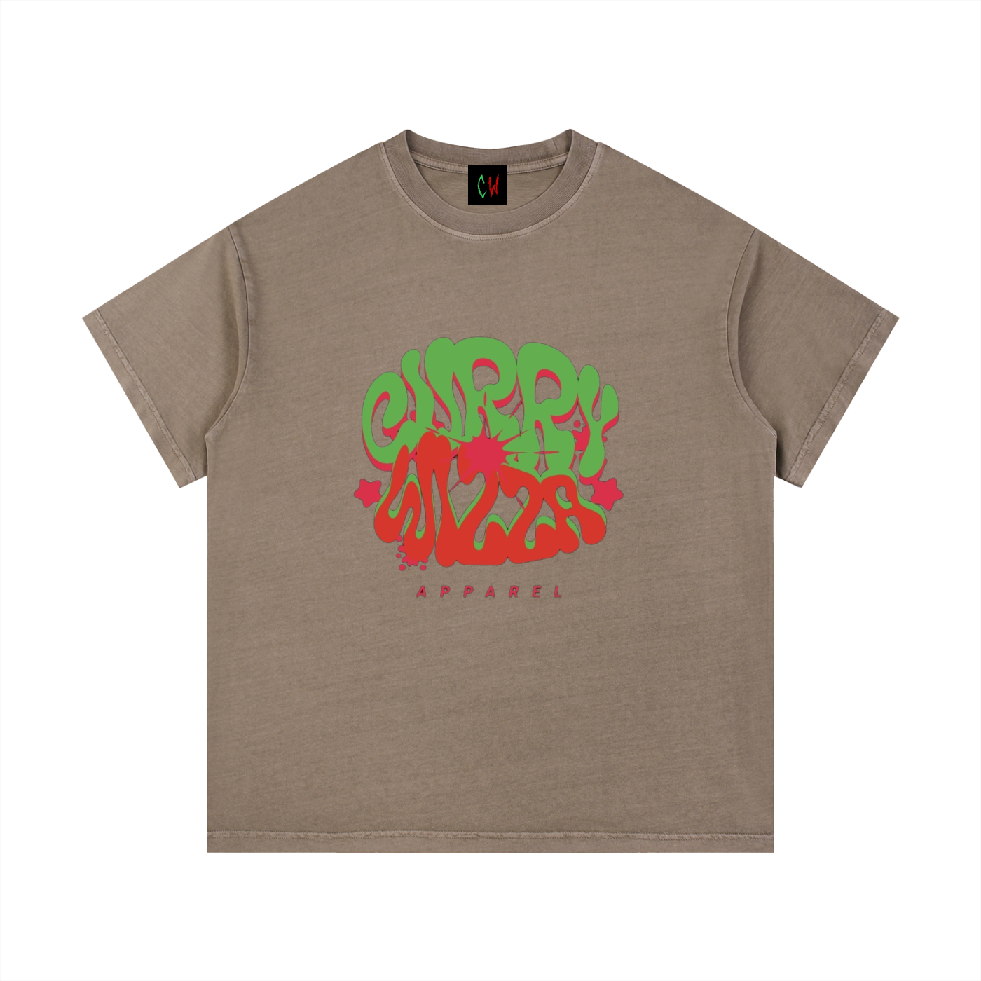 CURRY WIZZA - Vintage Wash Cotton T-Shirt
