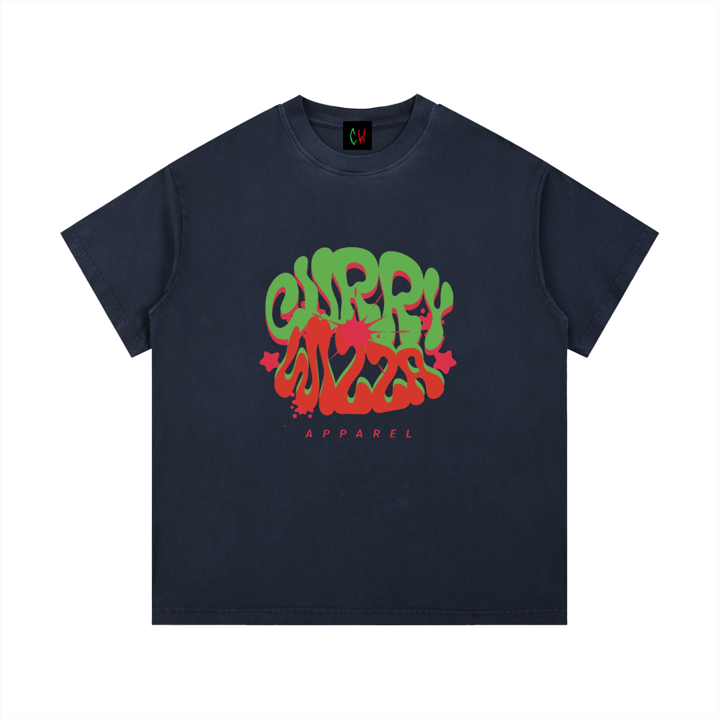 CURRY WIZZA - Vintage Wash Cotton T-Shirt