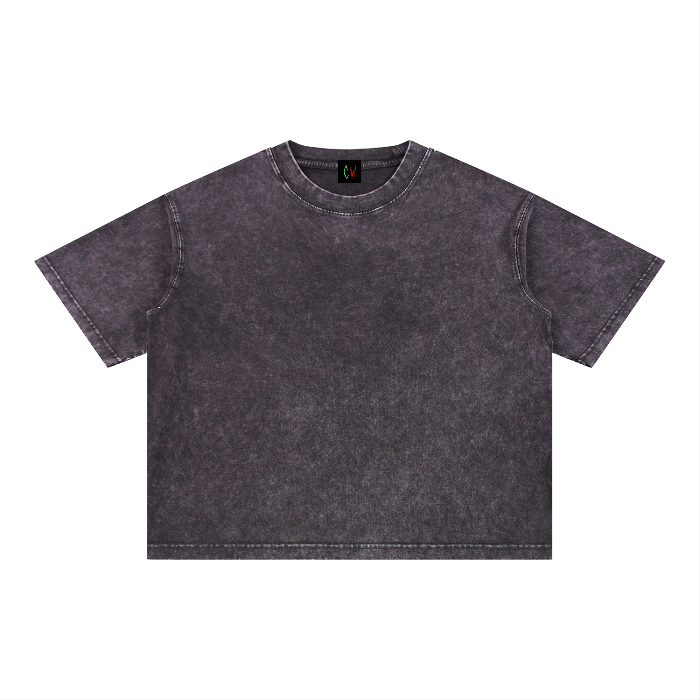 CW - Mineral Wash Boxy Cotton T-Shirt