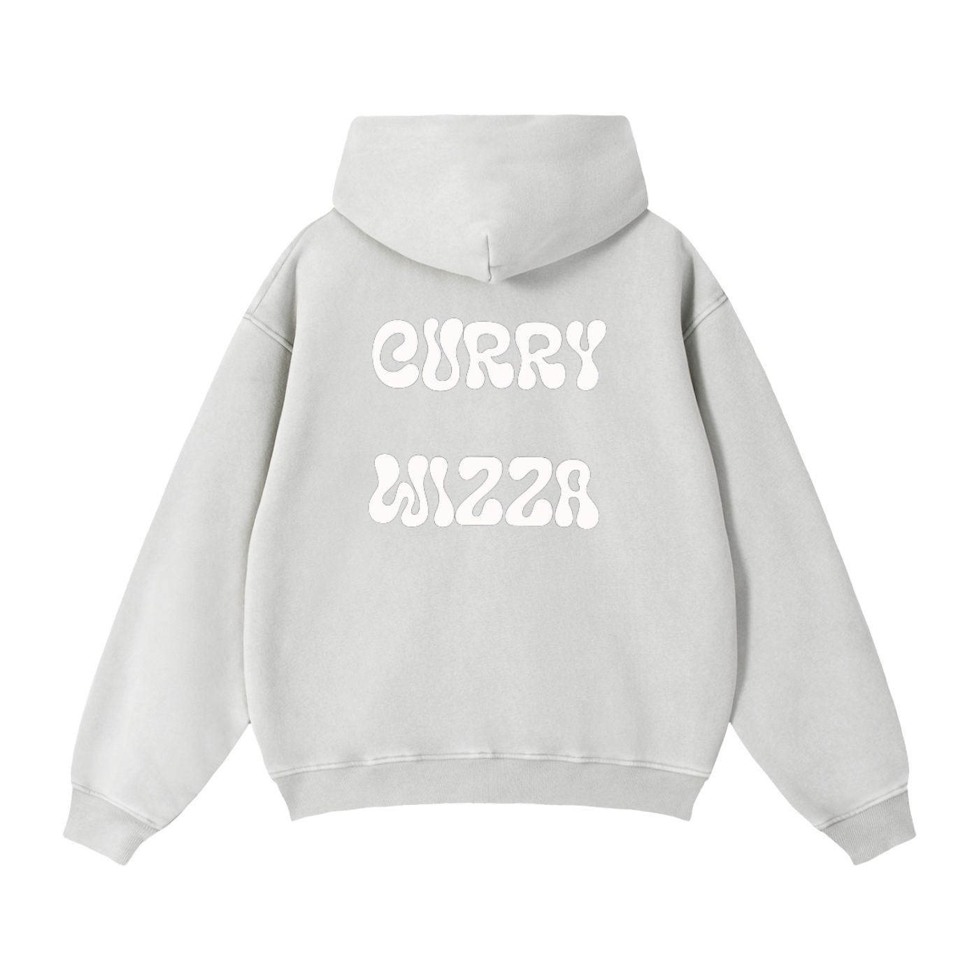 CURRY WIZZA - Zip-Through Boxy Fleece Hoodie
