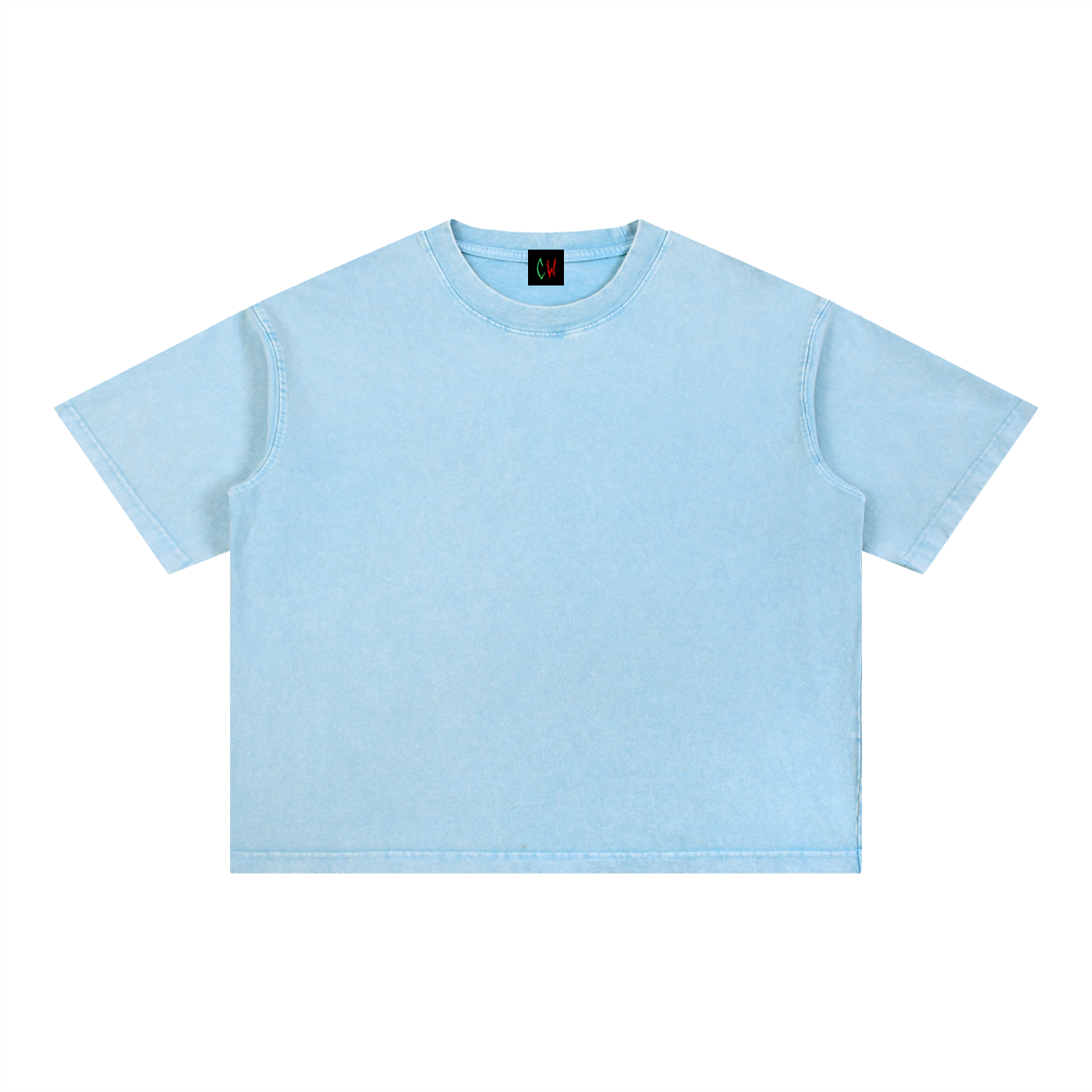 CW - Mineral Wash Boxy Cotton T-Shirt