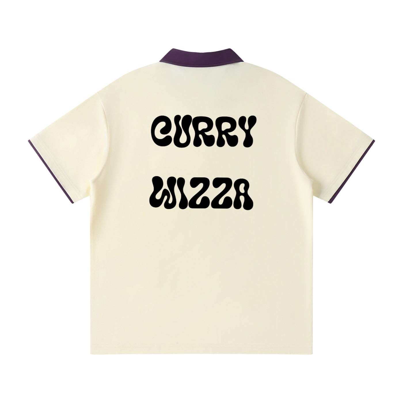 CW - Contrast Collar Raglan Polo Shirt