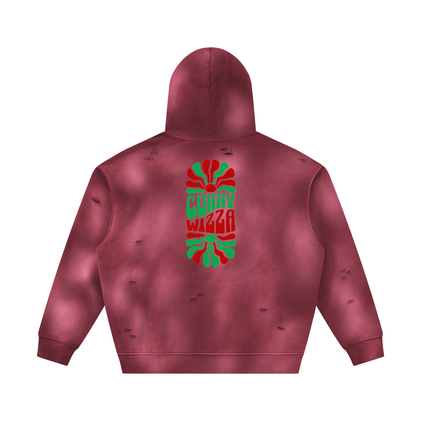 CW - Unisex Sunfade Frayed Fleece Hoodie