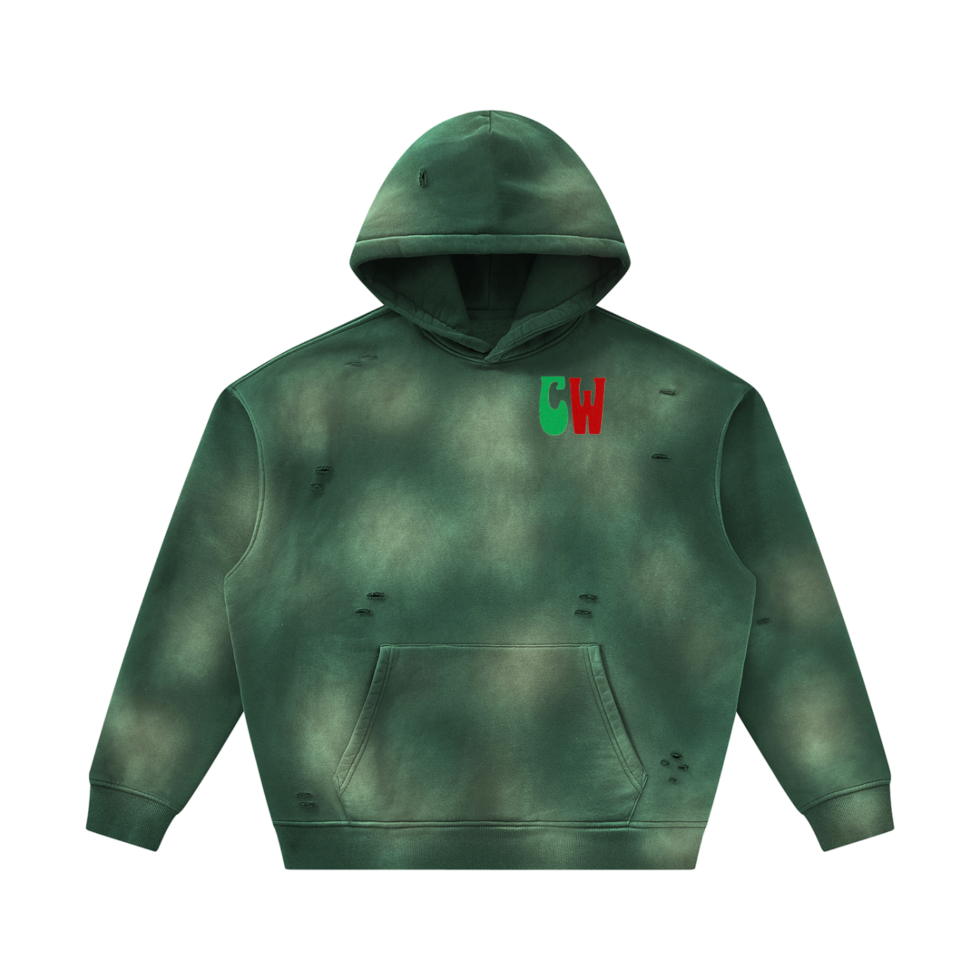 CW - Unisex Sunfade Frayed Fleece Hoodie