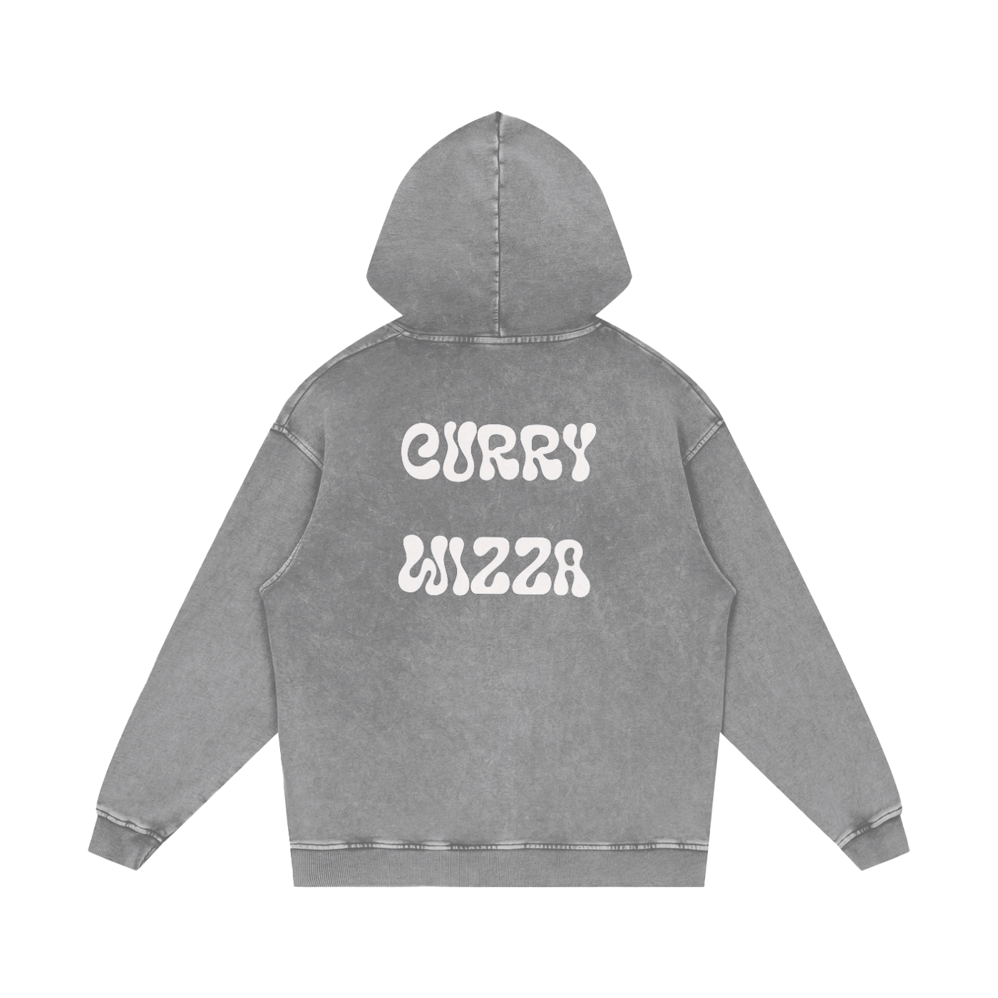 CW - Snow Washed Loose Cotton Hoodie