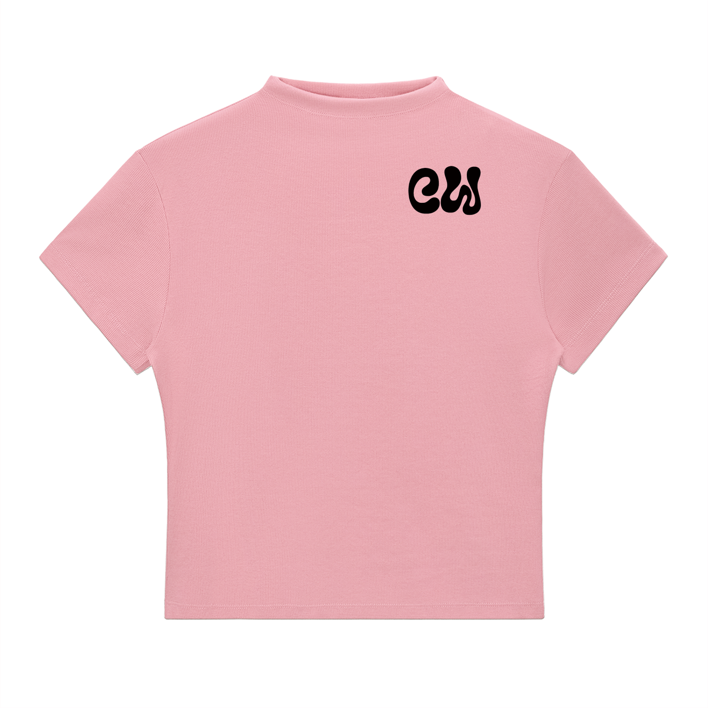 CW for HER - Essential Slim Fit Mock Neck T-Shirt