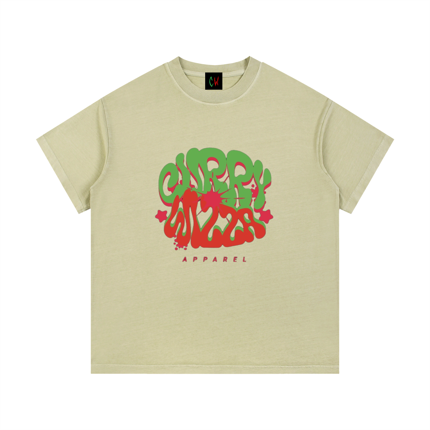CURRY WIZZA - Vintage Wash Cotton T-Shirt