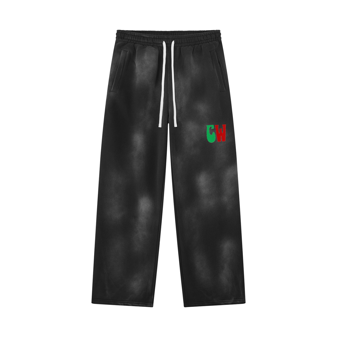 CW - Unisex Sunfade Wide Leg Fleece Sweatpants