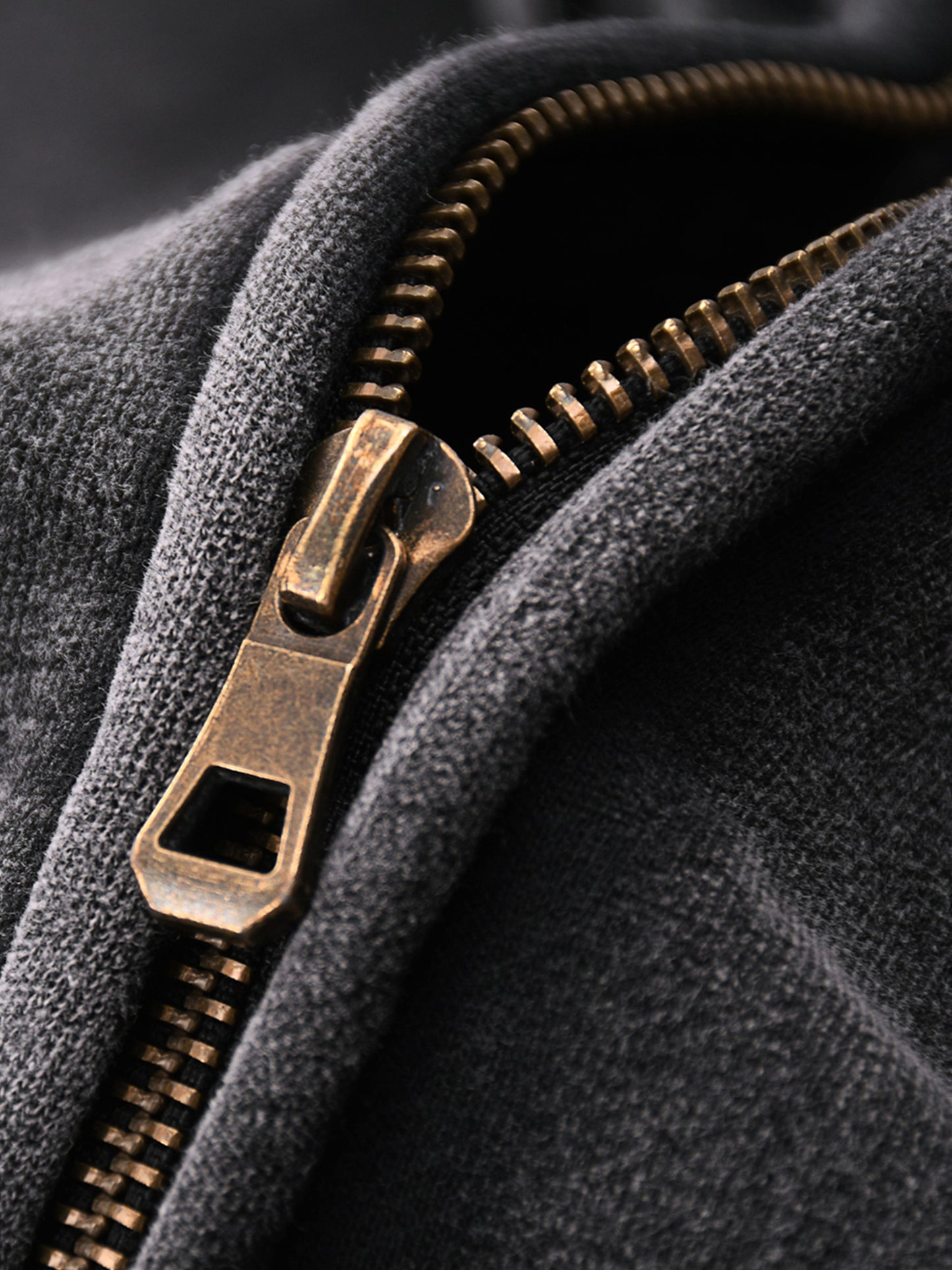 CW - Zip-Through Boxy Fleece Hoodie