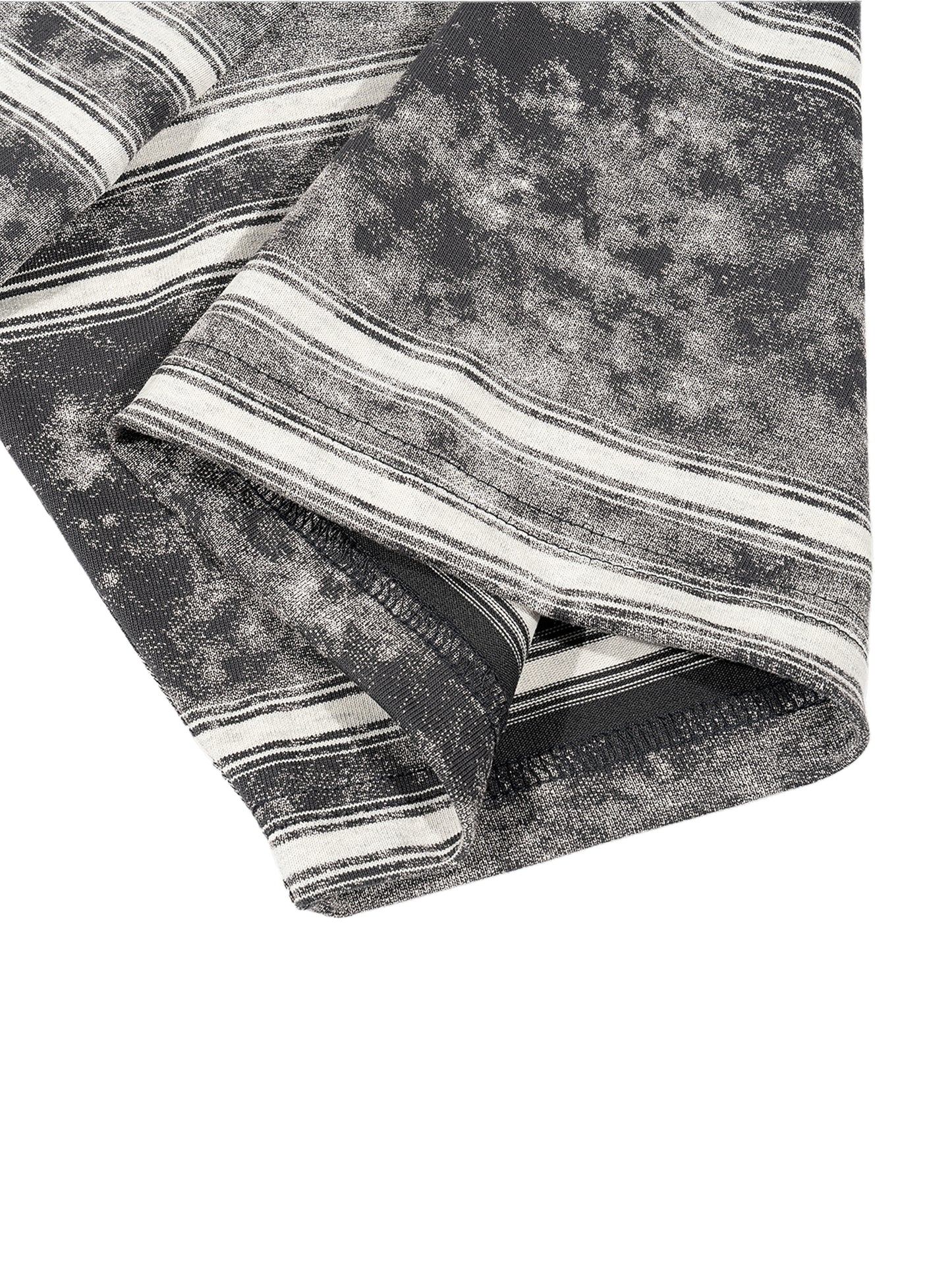 CW - Snow Washed Striped Boxy T-Shirt