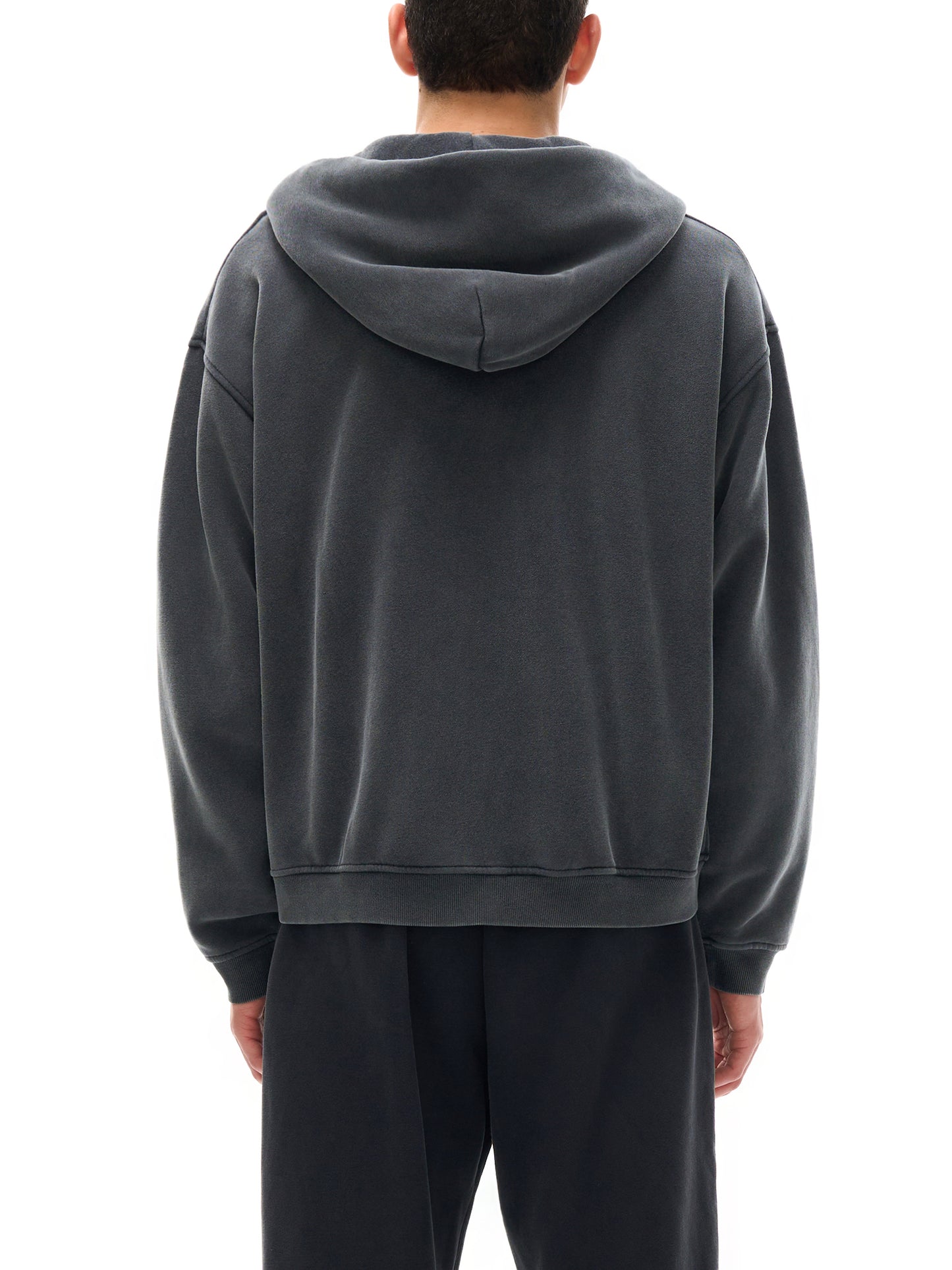 CURRY WIZZA - Zip-Through Boxy Fleece Hoodie